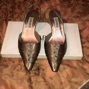 Pointed Sequined Caparros Heel